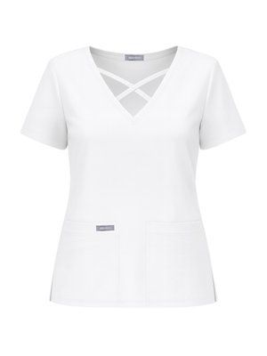 Топ медичний жіночий Chic колір білий XXXL 86740863XXXL фото