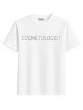 Футболка жіноча оверсайз Cosmetologist колір білий 245678987 фото