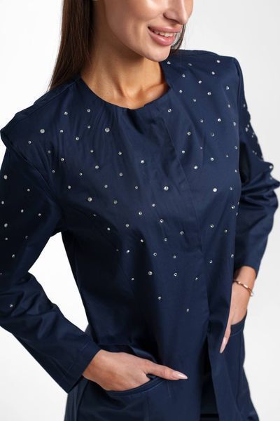 Сорочка медична жіноча Siren sparkle колір наві 87634 фото