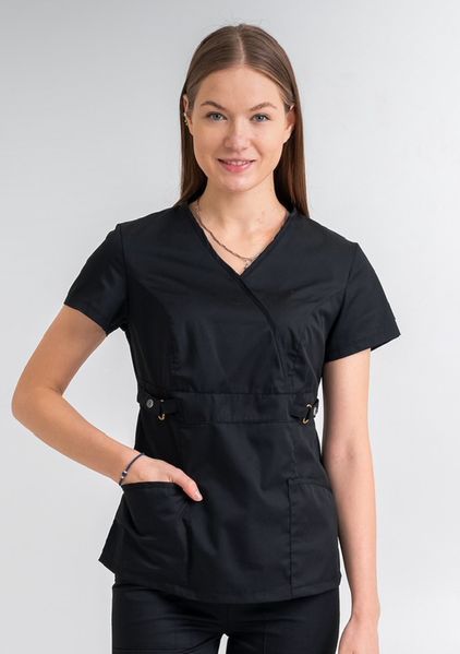 Топ медичний жіночий Anatomy колір чорний XXXL 7843783545XXXL фото