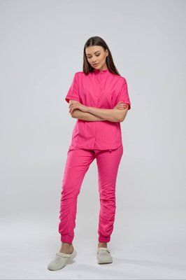 Костюм медичний жіночий Light колір фуксія XXL 1011 XXXL фото