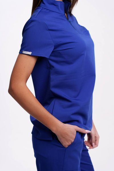 Топ медичний жіночий Cargo колір електрик 42342455XXXL фото