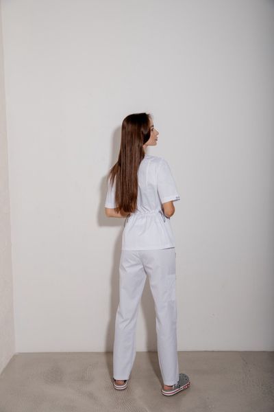 Костюм медичний жіночий Basic колір білий XL 2574867XL фото