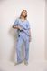 Костюм медичний жіночий Chic жіночий блакитний XL 8724084XL фото 1