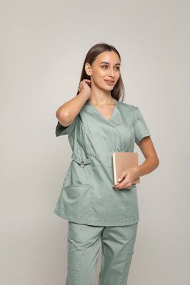 Костюм медичний жіночий Anatomy колір оливка XXXL 2221 XXXL фото