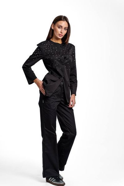 Костюм медичний жіночий Siren sparkle колір чорний 526376952XL фото