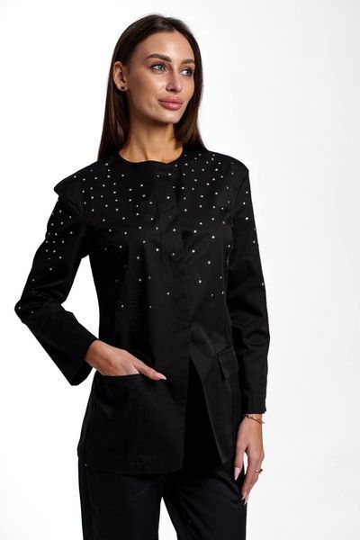 Костюм медичний жіночий Siren sparkle колір чорний 526376952XL фото