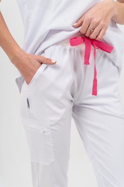 Костюм медичний жіночий Vibe колір білий XL 8476304XL фото