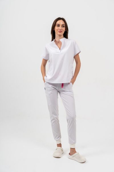 Костюм медичний жіночий Vibe колір білий XL 8476304XL фото