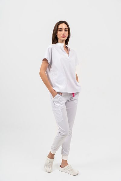 Костюм медичний жіночий Vibe колір білий XL 8476304XL фото