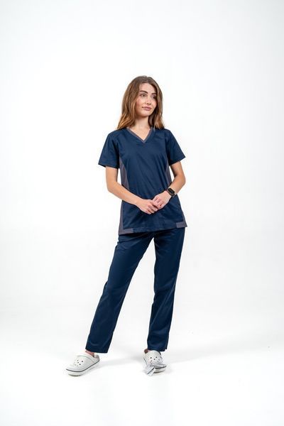Костюм медичний жіночий Elastic колір наві XL 76589473XL фото