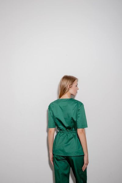 Костюм медичний жіночий Basic колір смарагд XL 7685947693XL фото