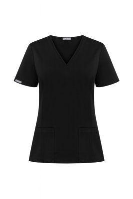 Топ медичний жіночий Basic колір чорний XXL 258703961XXL фото
