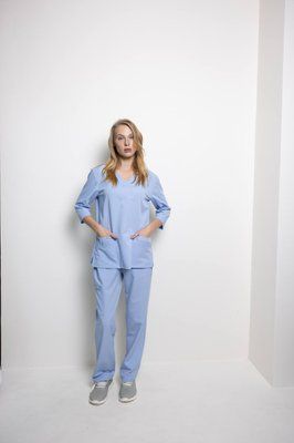 Костюм медичний жіночий Classic жіночий блакитний XL 2380590952XL фото