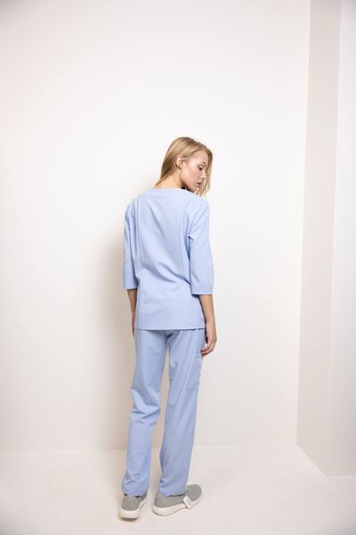 Костюм медичний жіночий Classic жіночий блакитний XXXL 2380590952XXXL фото