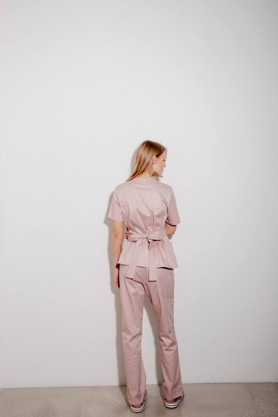 Костюм медичний жіночий Lily колір пудра XL 275240XL фото