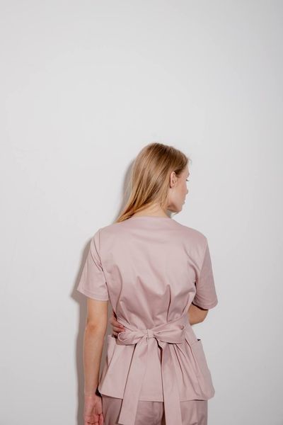 Костюм медичний жіночий Lily колір пудра XL 275240XL фото