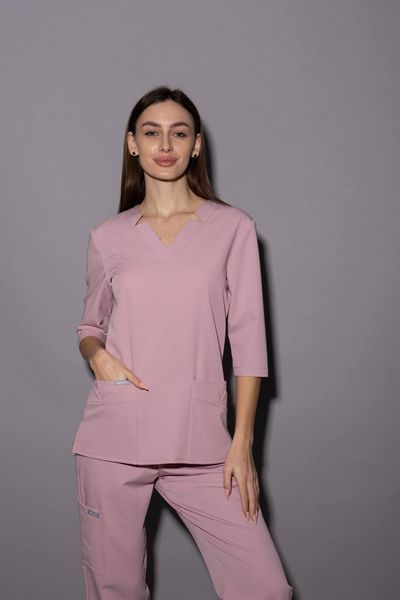 Топ медичний жіночий Classic колір попеляста троянда 872856262XXXL фото
