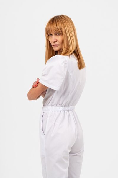 Комбінезон медичний жіночий Elle колір білий M 258724985M фото