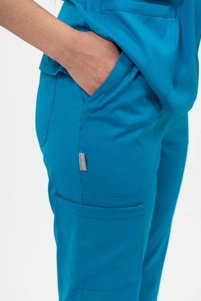 Костюм медичний жіночий Simple колір кобальт XL 85670246XL фото