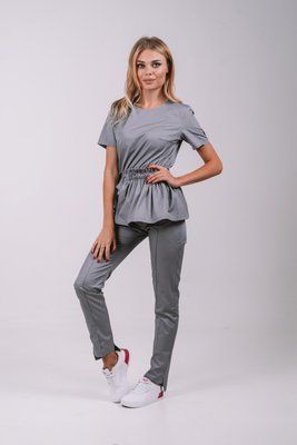 Костюм медичний жіночий Elia колір сірий XL 12347 XL фото