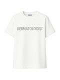 Футболка жіноча оверсайз Dermatologist колір білий 8786988 фото