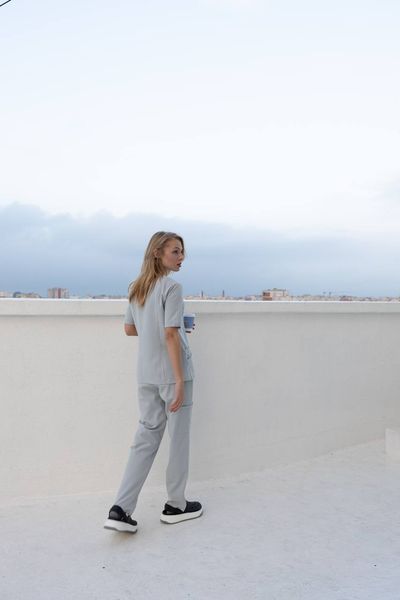 Костюм медичний жіночий Chic жіночий сірий XL 28574859XL фото