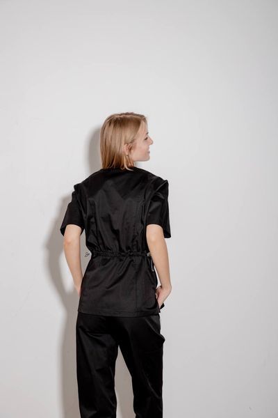 Костюм медичний жіночий Basic колір чорний XL 25870396XL фото